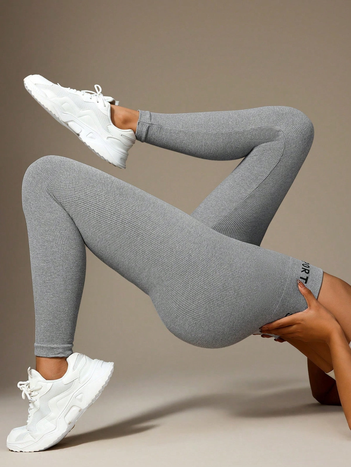 Legging Cintura Alta Sem Costura Efeito Modelador Fitness