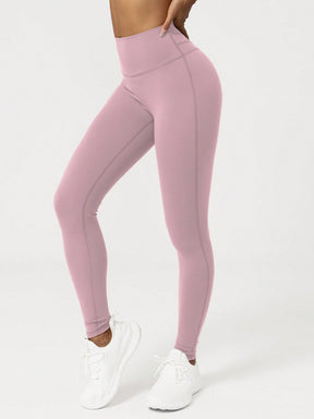 Legging Cintura Alta Com Recorte Anatômico Estilo Fitness