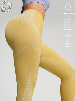 Legging Cintura Alta Seamless Com Design Anatômico Fitness