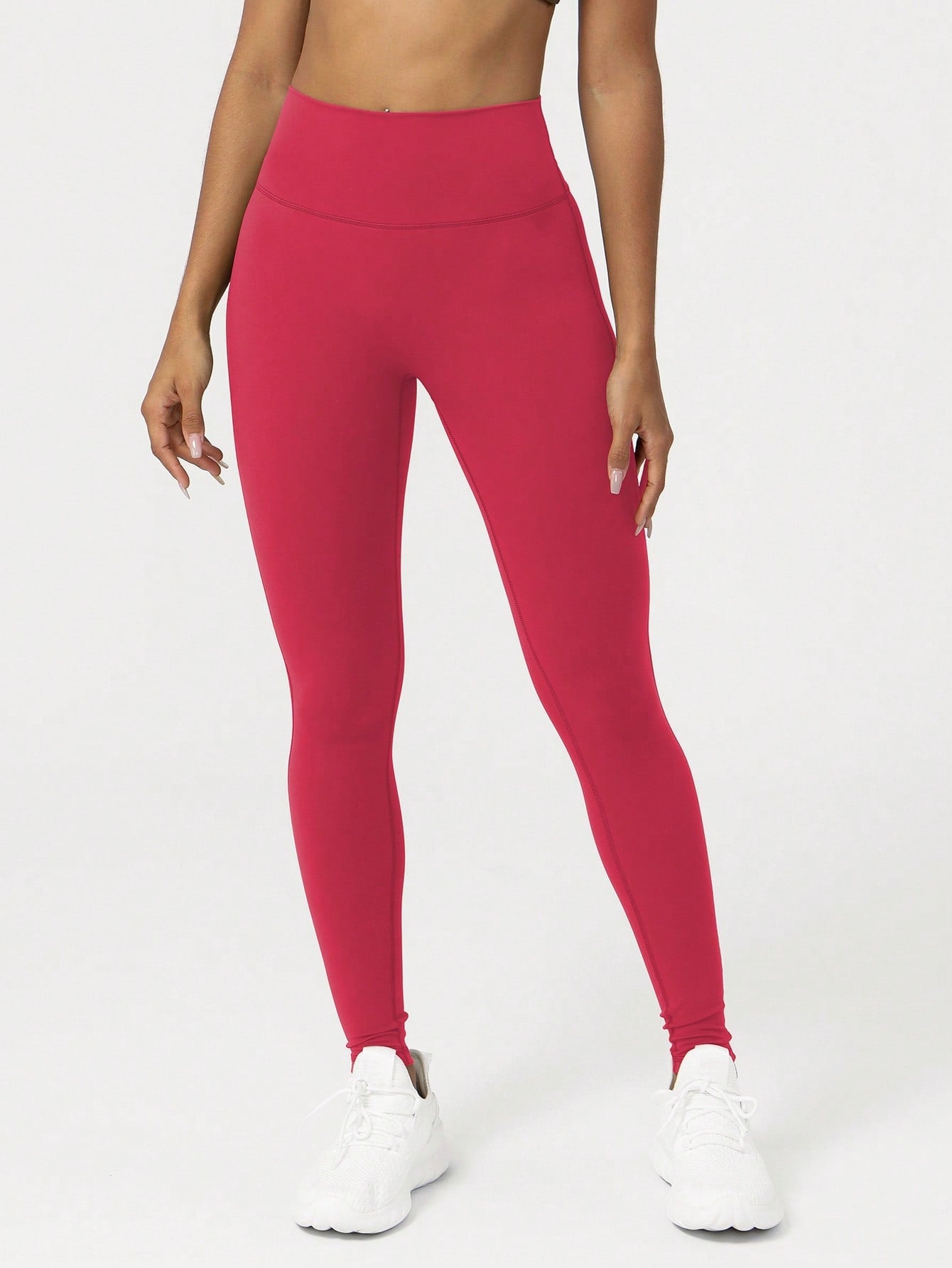 Legging Cintura Alta Com Recorte Anatômico Estilo Fitness