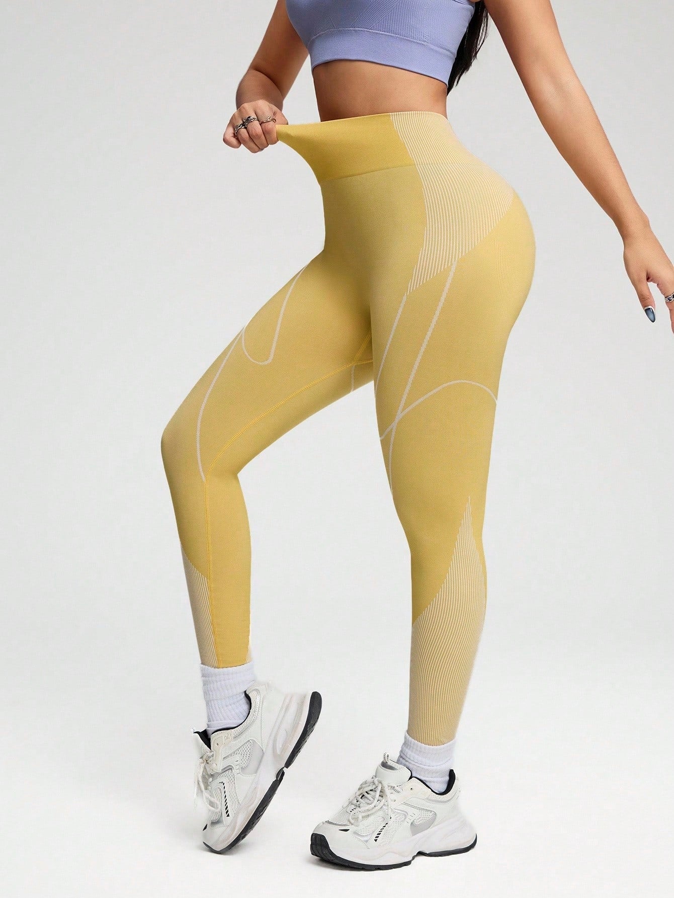 Legging Cintura Alta Seamless Com Design Anatômico Fitness