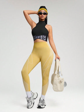 Legging Cintura Alta Seamless Com Design Anatômico Fitness