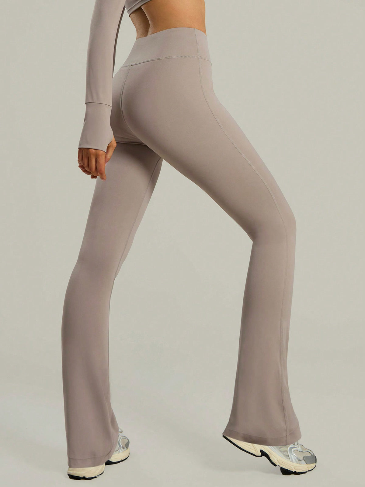 Legging Flare Cintura Alta Conforto Estilo Fitness