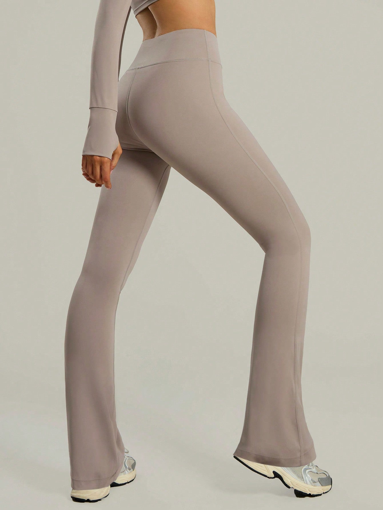 Legging Flare Cintura Alta Conforto Estilo Fitness