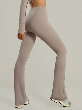 Legging Flare Cintura Alta Conforto Estilo Fitness