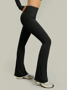 Legging Flare Cintura Alta Conforto Estilo Fitness