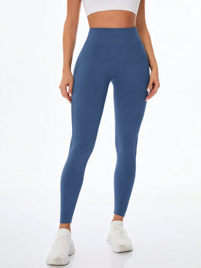 Legging Cintura Alta Seamless Com Recortes Estilo Performance