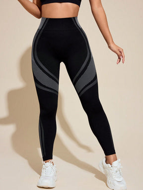 Legging Cintura Alta Seamless Com Recortes Estratégicos Fitness