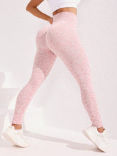 Legging Cintura Alta Seamless Com Estampa Texturizada Fitness