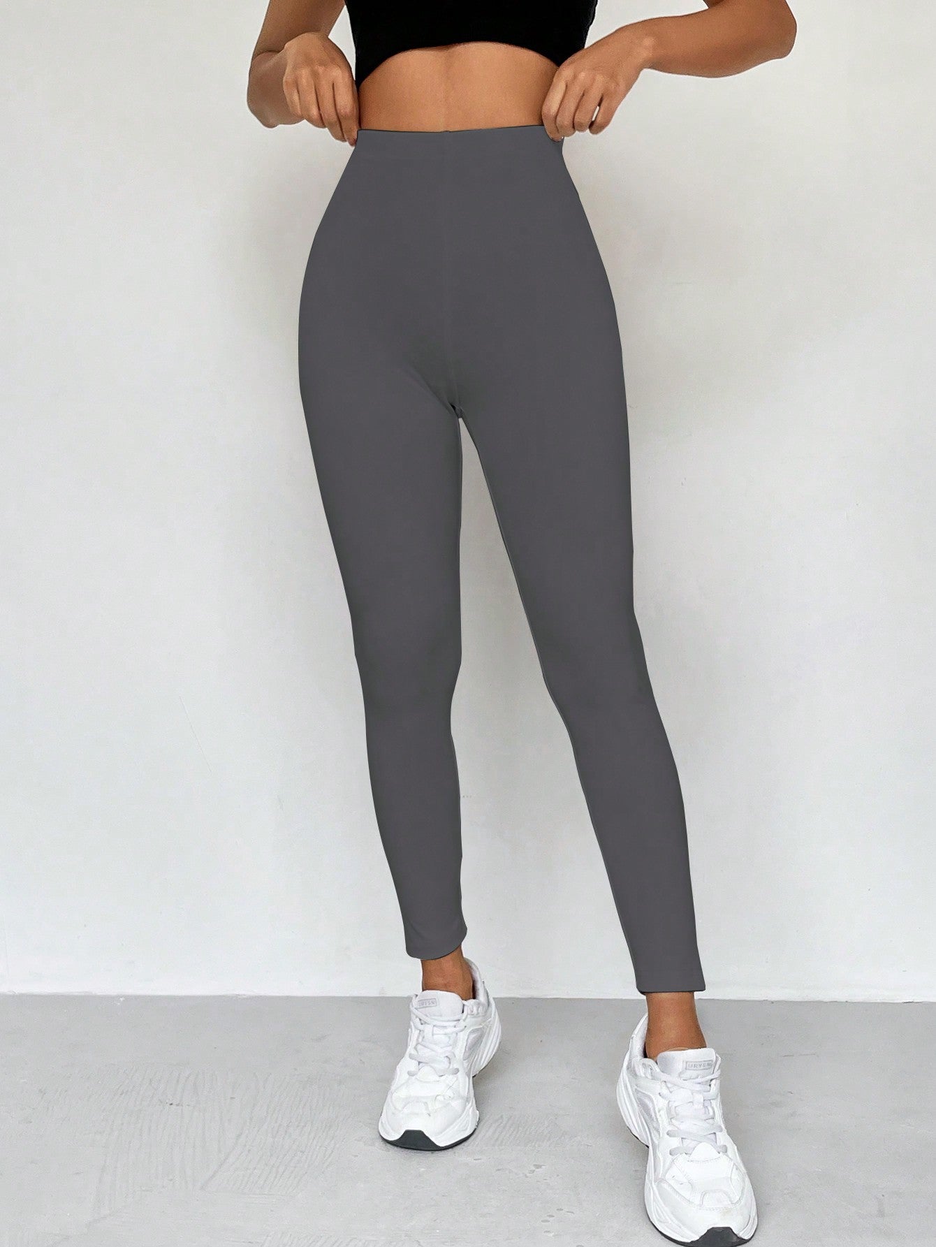 Legging Cintura Alta Conforto Estilo Minimalista