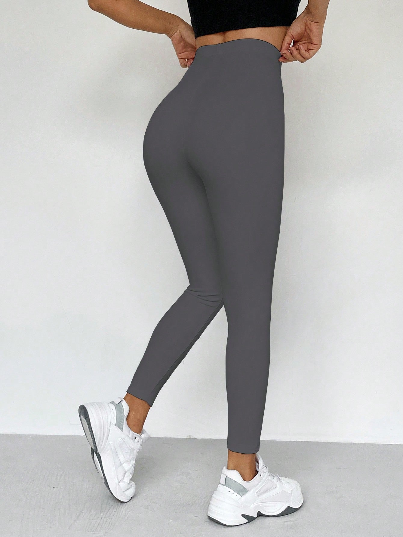 Legging Cintura Alta Conforto Estilo Minimalista
