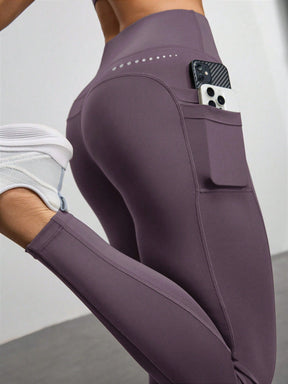Legging Cintura Alta Com Bolso Lateral Estilo Performance