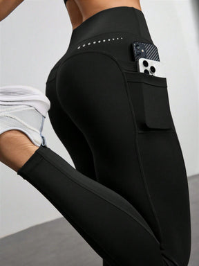 Legging Cintura Alta Com Bolso Lateral Estilo Performance