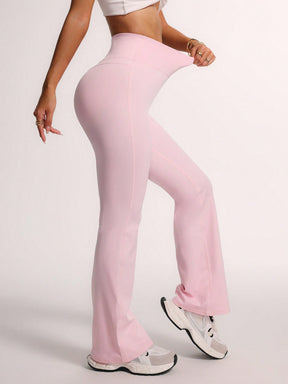 Legging Flare Cintura Alta Efeito Levanta Bumbum Estilo Fitness