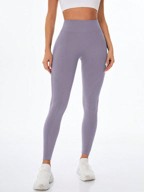 Legging Cintura Alta Seamless Com Recortes Estilo Performance
