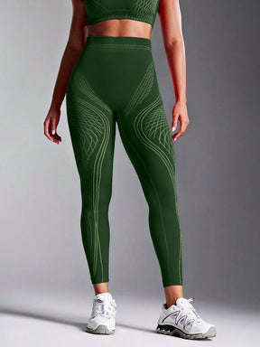 Legging Cintura Alta Seamless Com Textura Anatômica