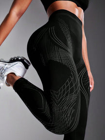 Legging Cintura Alta Seamless Com Textura Anatômica