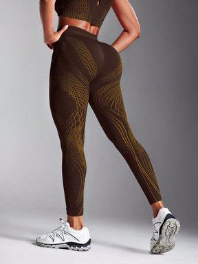 Legging Cintura Alta Seamless Com Textura Anatômica