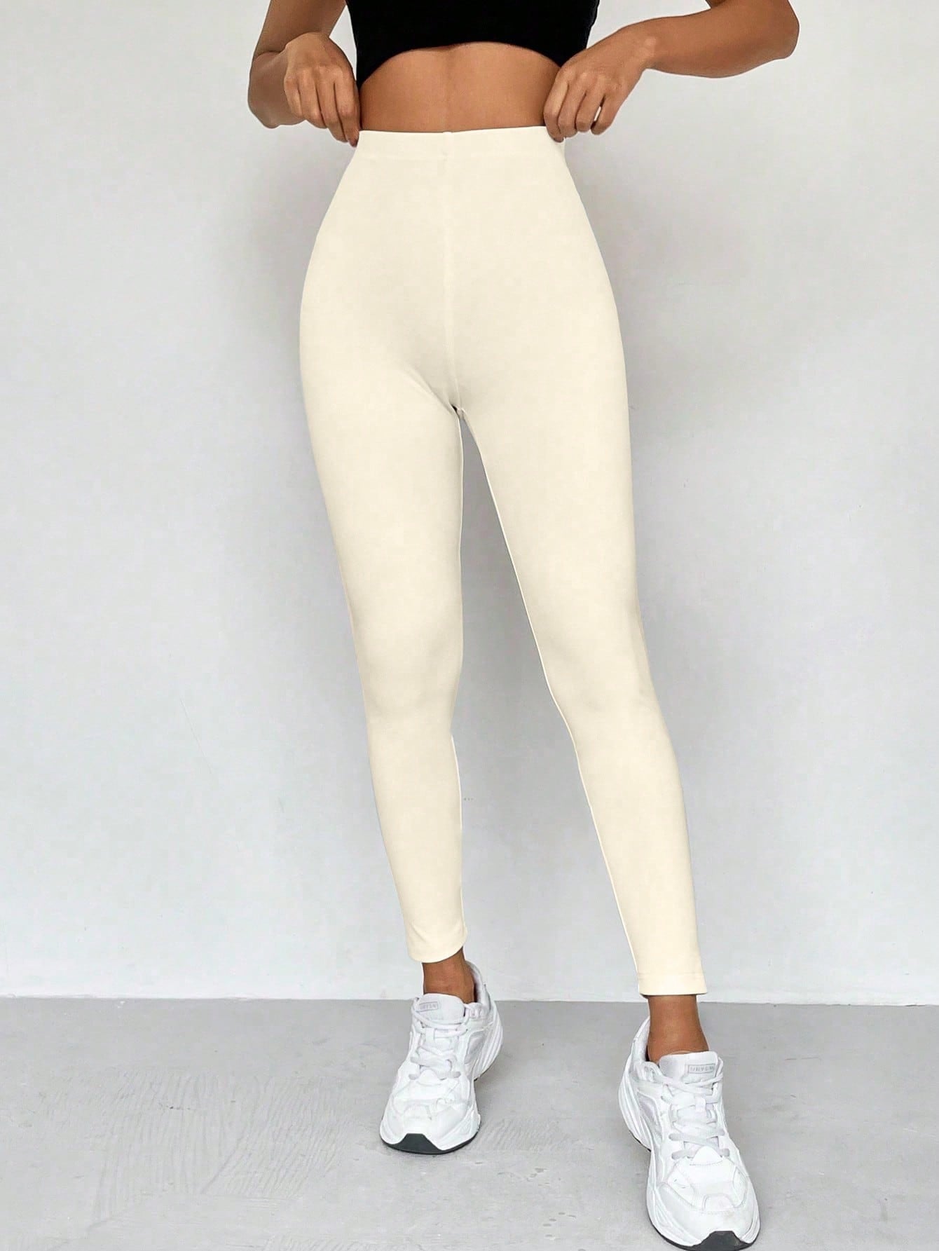 Legging Cintura Alta Conforto Estilo Minimalista