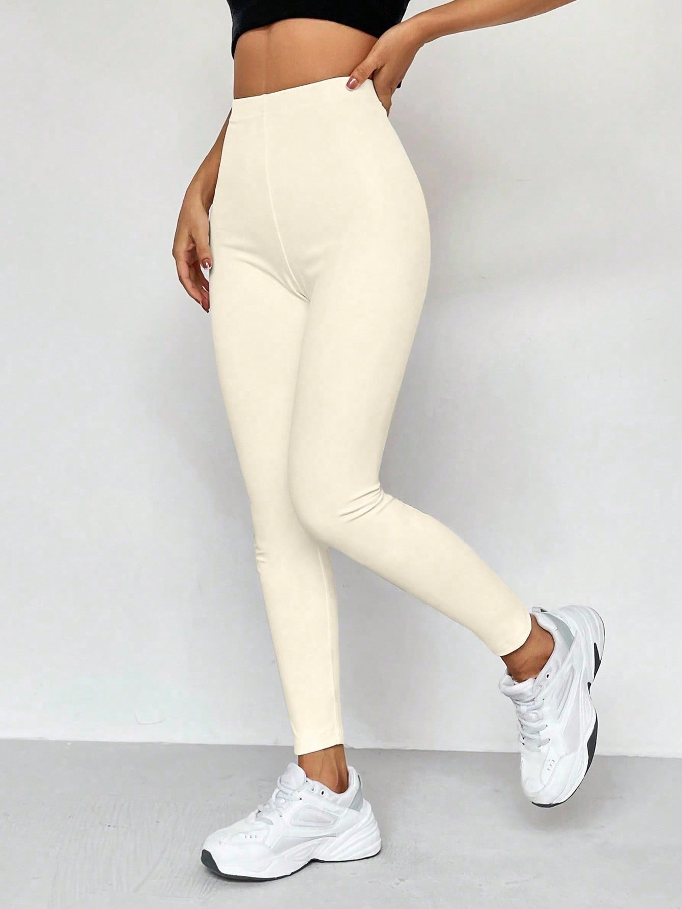 Legging Cintura Alta Conforto Estilo Minimalista