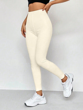 Legging Cintura Alta Conforto Estilo Minimalista