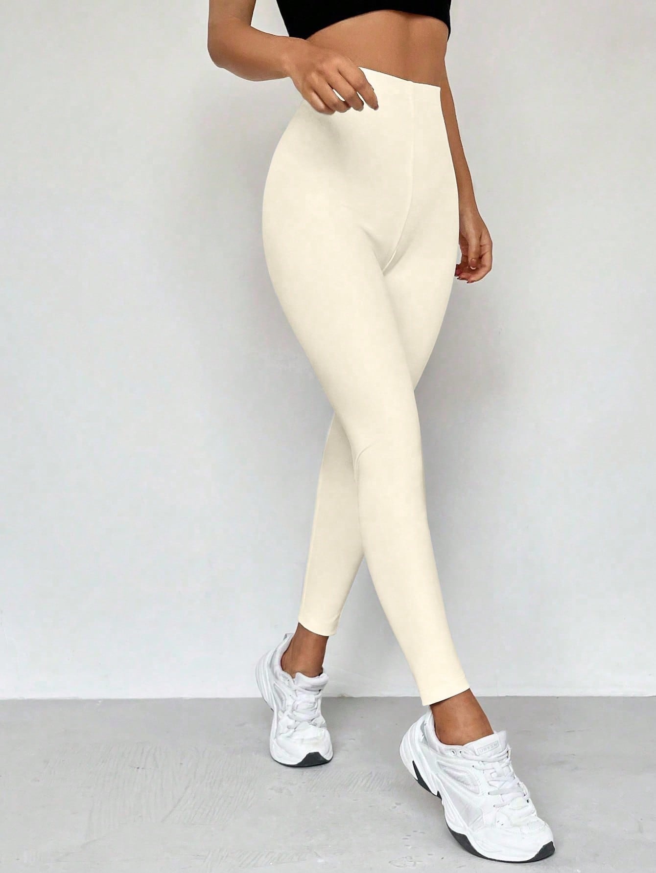 Legging Cintura Alta Conforto Estilo Minimalista