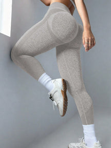 Legging Cintura Alta Seamless Efeito Levanta Bumbum Estilo Fitness
