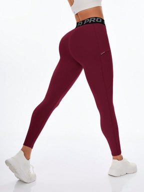 Legging Cintura Alta Com Bolso Lateral Estilo Treino Intenso