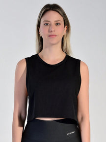 Regata Cropped Com Caimento Leve Estilo Training