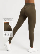 Legging Cintura Alta Com Recorte Anatômico Estilo Fitness