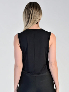 Regata Cropped Com Caimento Leve Estilo Training