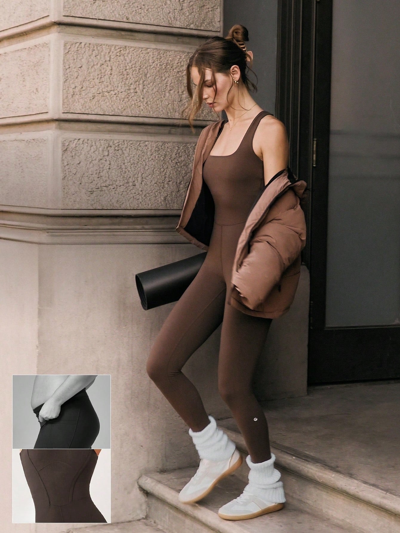 Macacão Alça Média Recorte Modelador Costas Profundas