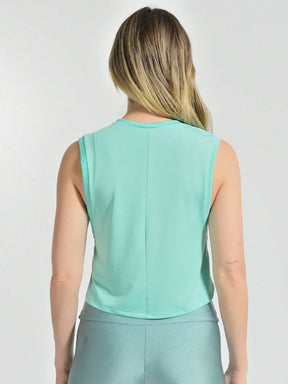 Regata Cropped Com Caimento Leve Estilo Training