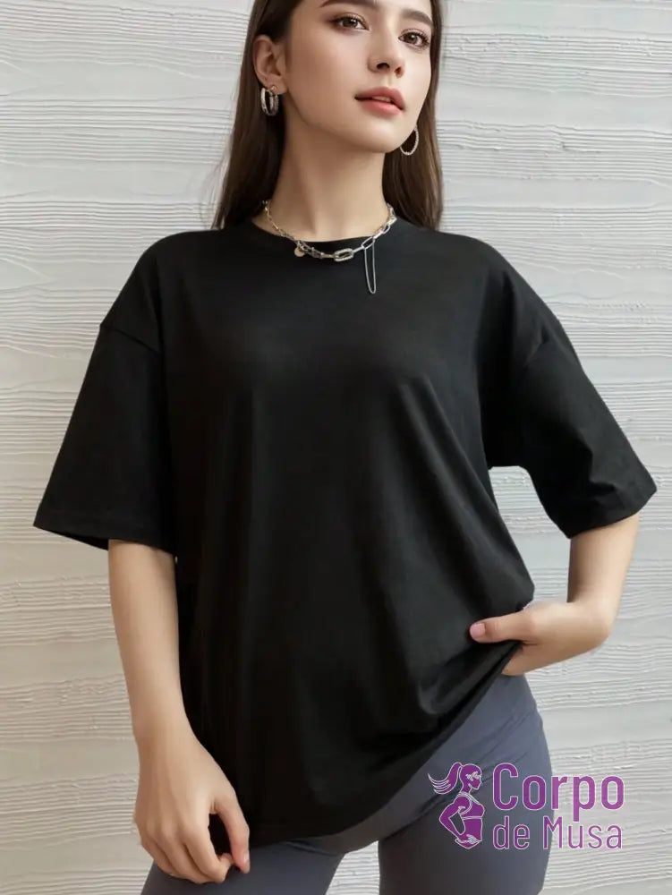 Camiseta Oversized Leve Estilo Training Camiseta Oversized Leve Estilo Training
