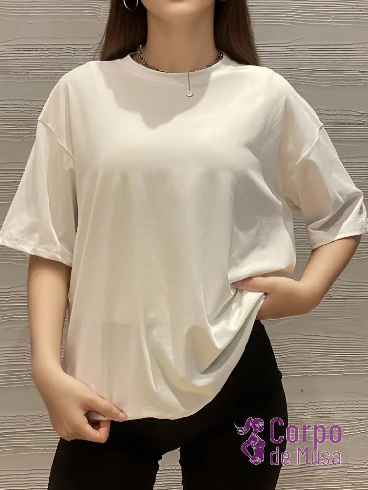 Camiseta Oversized Leve Estilo Training Camiseta Oversized Leve Estilo Training