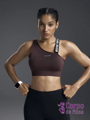 Conjunto Yoga Top Assimétrico E Legging Estilo Studio Conjunto Yoga Top Assimétrico E Legging Estilo Studio