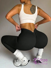 Legging Cintura Alta Efeito Modelador Estilo Fitness Preto / PP Legging Cintura Alta Efeito Modelador Estilo Fitness