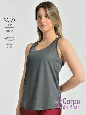 Regata Nadador Leve Com Tecido Respirável Chumbo / PP Regata Nadador Leve Com Tecido Respirável