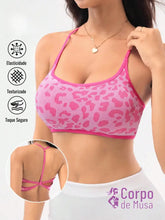Top Alça Fina Com Costas Vazadas Assimétricas Estilo Training Rosa / PP Top Alça Fina Com Costas Vazadas Assimétricas