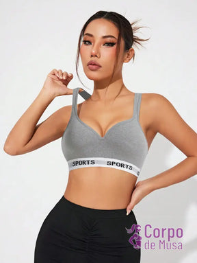 Top Decote V Com Costas Nadador Estilo Training Top Decote V Com Costas Nadador Estilo Training