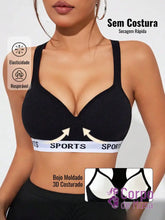 Top Decote V Com Costas Nadador Estilo Training Preto / PP Top Decote V Com Costas Nadador Estilo Training