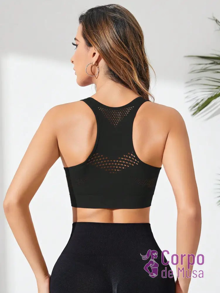 Top Fitness Seamless Com Costas Nadador Respirável Top Fitness Seamless Com Costas Nadador Respirável