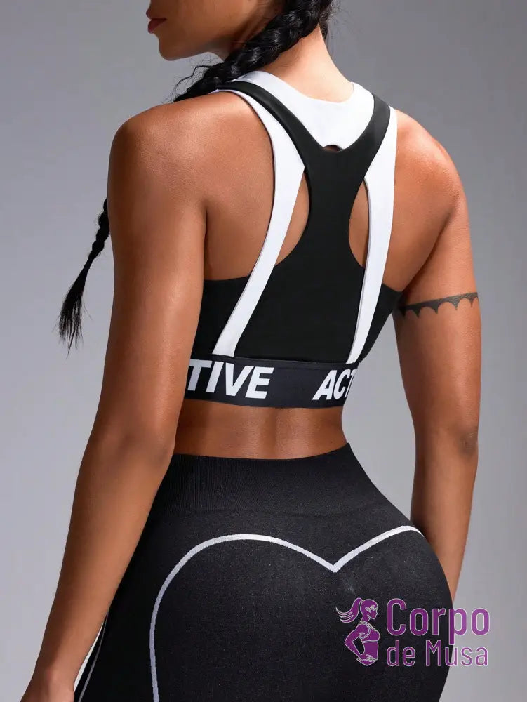 Top Nadador Gola Alta Com Recortes Estilo Training Top Nadador Gola Alta Com Recortes Estilo Training